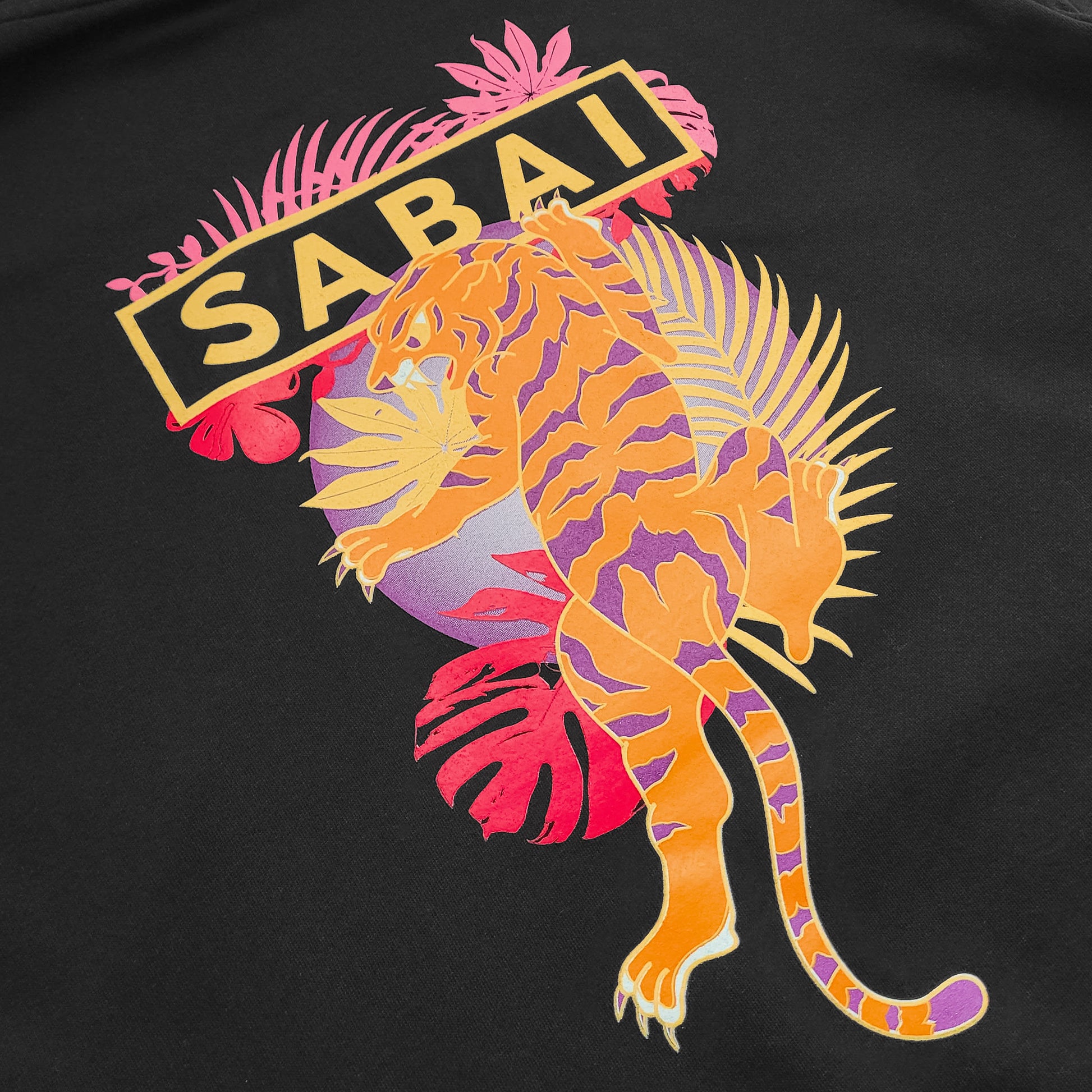 SABAI PRIMAL TIGER BLACK HOODIE