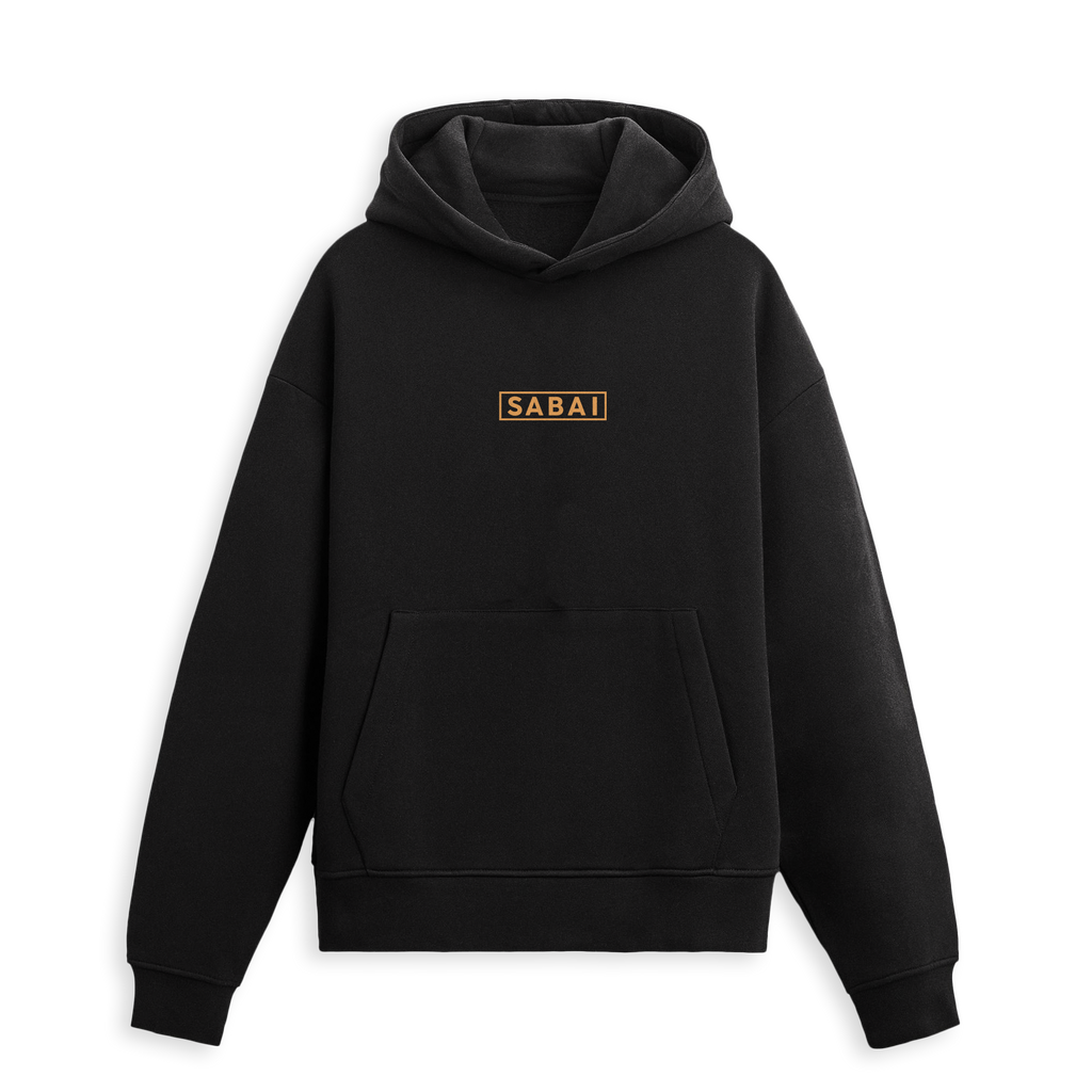 SABAI PRIMAL TIGER BLACK HOODIE